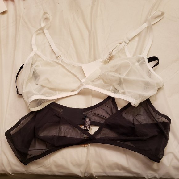 Skims Ultrafine Mesh Triangle Bra, pack of two - Picture 1 of 6